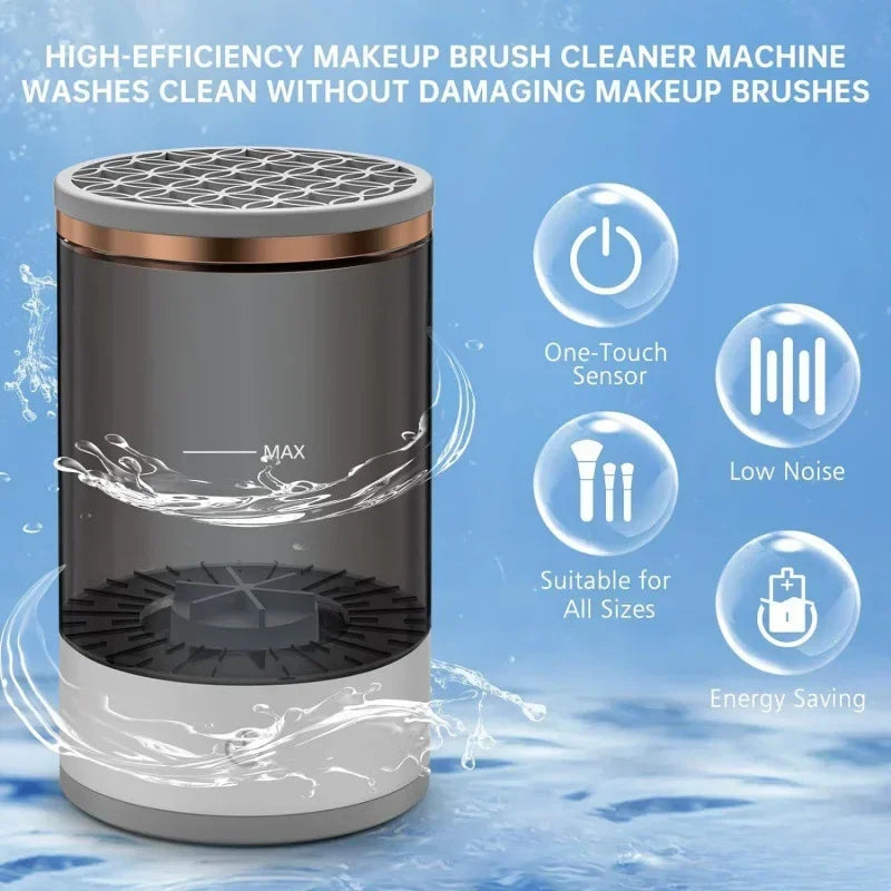 Automatic Makeup Brush Cleaner Rechargeable Lazy Makeup Brush Cleaner Cosmetic Brush Automatic Brush Scrubber Skin Care Tools